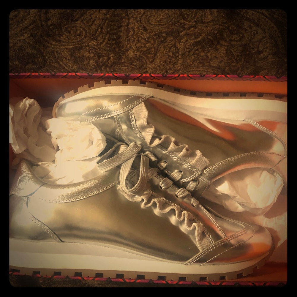 Silver Tory Burch Sports sneakers